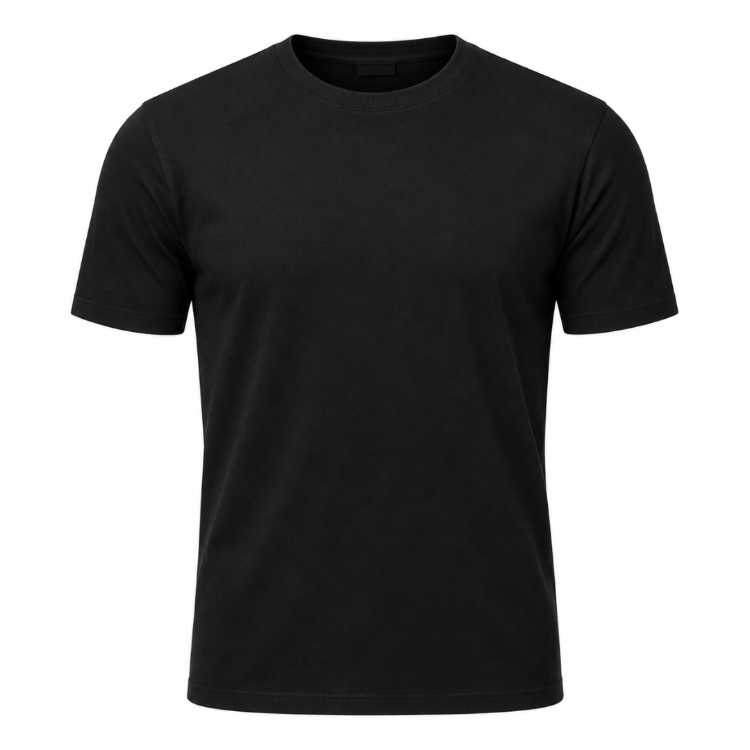 Premium Organic Cotton Black T-Shirt | LIINGSTTORM
