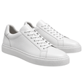 Premium White Leather Trainers | LIINGSTTORM