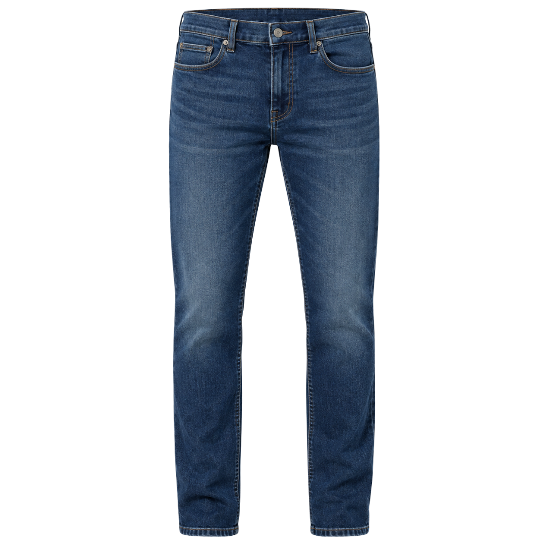 Premium Straight Fit Blue Jeans | LIINGSTTORM