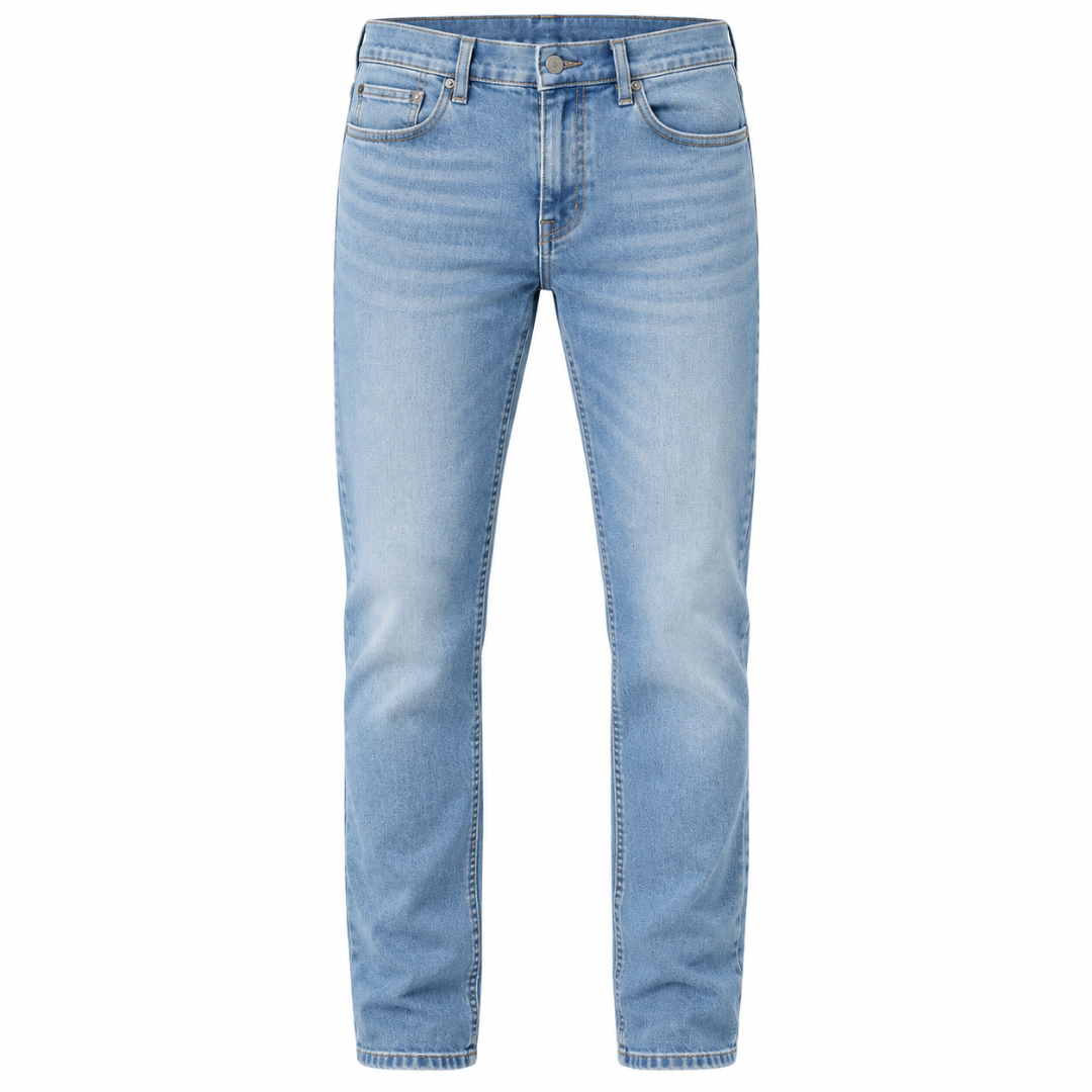 Premium Straight Fit Light Blue Jeans | LIINGSTTORM