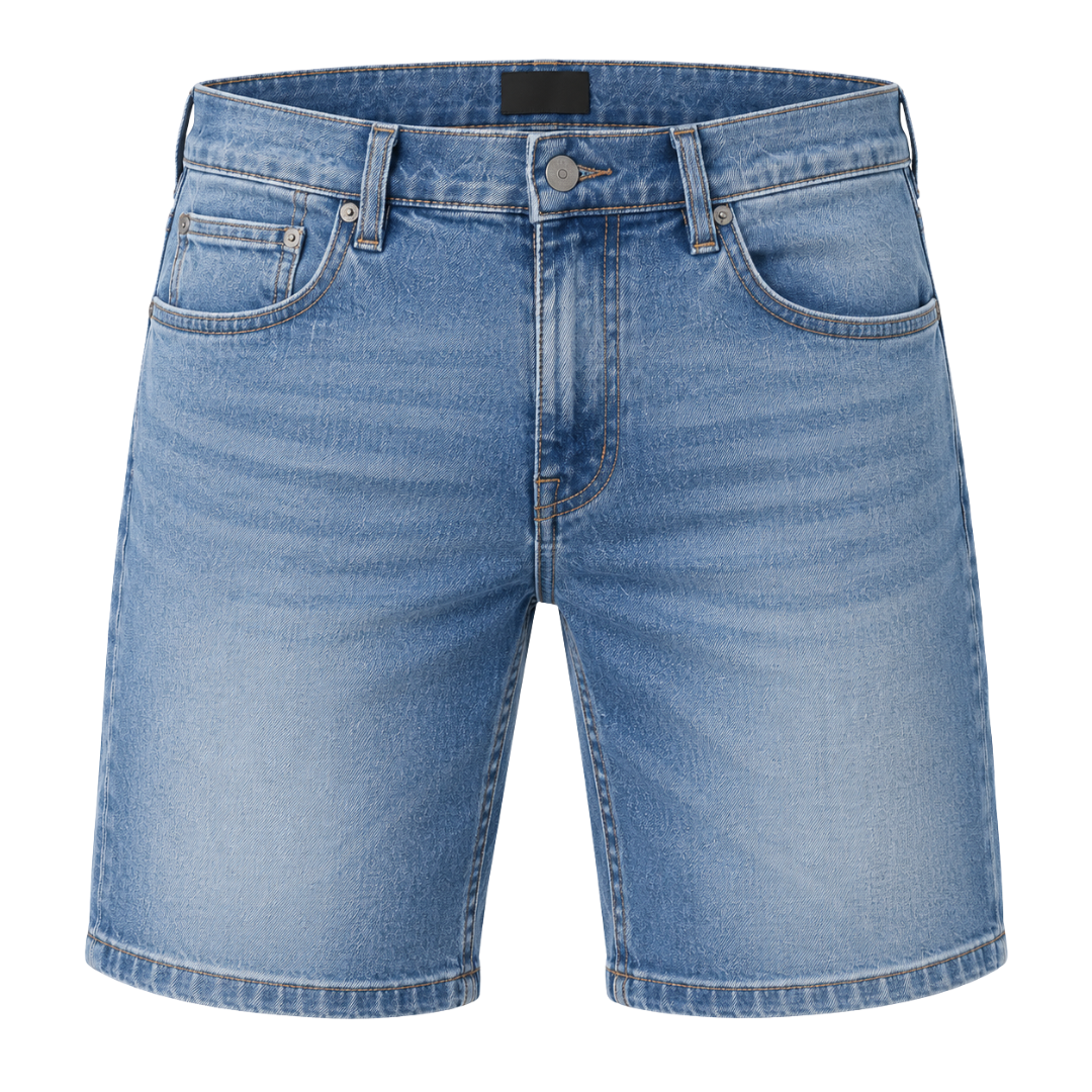 Premium Straight Fit Denim Shorts | LIINGSTTORM